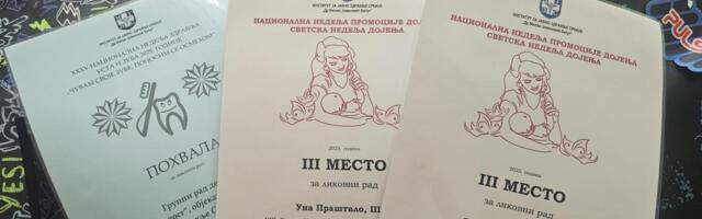 MEĐU NAJBOLJIMA U SRBIJI: Deca iz Srema osvojila tri nagrade u konkurenciji od 418 radova! (FOTO)