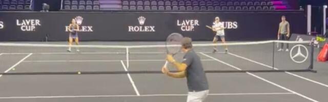 NIJE OSTAO VAN FORME: Federer pokazao šta može pred takmičenje koje mu mnogo znači (VIDEO)