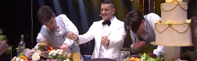 Mladoženja u gaćama i svadba nasred scene: Brat Pelin šokirao sve na Pesmi za Evroviziju!