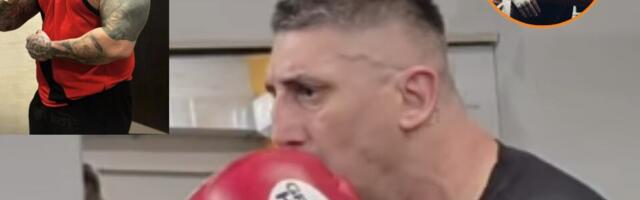 "E MOJ VUČE, VILICA TI PUČE" KRISTIJAN GOLUBOVIĆ JAVNO ZAPRETIO REPERU, PA SPOMENUO I VASU BAKOČEVIĆA! Krile objavio snimak sa treninga, ovako se sprema za meč