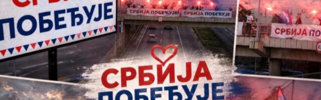 (VIDEO) Moćna poruka krasi Beograd! Dosta je blokaderskog terora - Srbija pobeđuje!