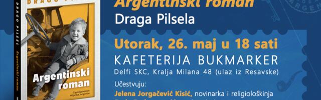 Drago Pilsel u Beogradu – Promocija knjige „Argentinski roman“
