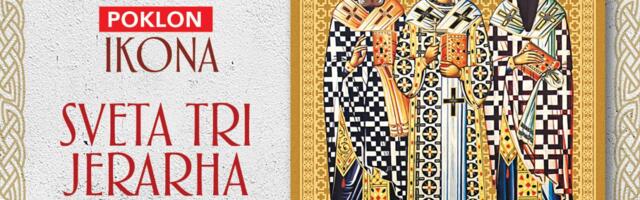 VELIKI PRAZNIK, VELIKI DAR – IKONA SVETA TRI JERARHA UZ KURIR U ČETVRTAK, 12. FEBRUARA