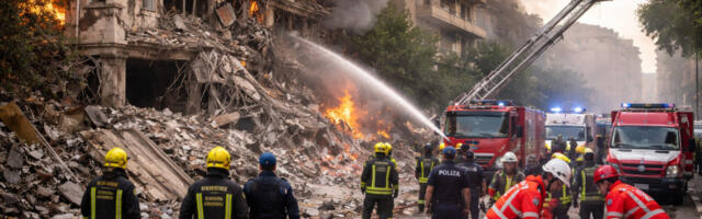 Eksplozija u Rimu sravnila zgradu: Dvoje teško povređeno, 70 ljudi na ulici