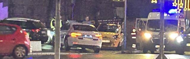 Sudar dva automobila kod Terazijskog tunela! Povređena žena, hitno prebačena na VMA!