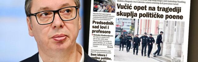 LICEMERJE I LAŽI BLOKADERSKIH MEDIJA NEMAJU GRANICE: "Danas" bez trunke stida ponovo udario na predsednika Srbije Aleksandra Vučića!