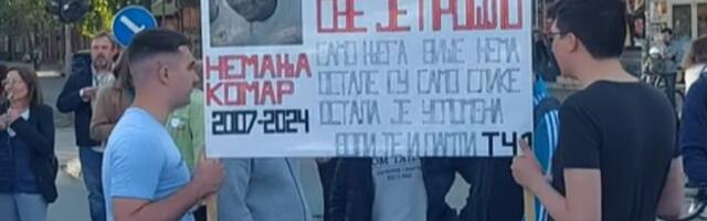 Blokirano 30 raskrsnica u NS: Protest zbog produženog pritvora aktivistima (VIDEO)