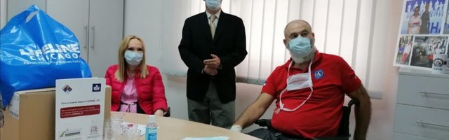 Misija Halijard donirala maske NOOIS-u