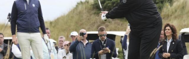 Трамп се похвалио победничким замахом на терену за голф