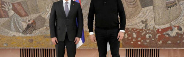 Заграђанин са генералним сектретаром Међународне организације за цивилну одбрану