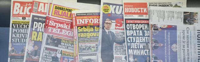 Dnevna štampa za ponedeljak, 25. maj