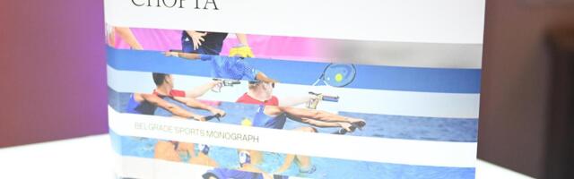 Literarno blago: Predstavljena Monografija beogradskog sporta /FOTO/