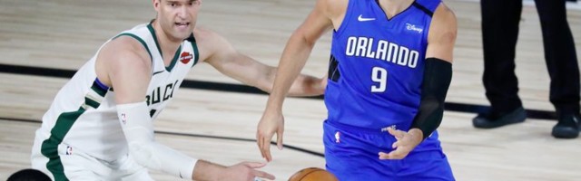 Janis i Baksi nemoćni pred Vučevićem: Orlando prvi potegao uz maestralnu partiju crnogorskog centra (VIDEO)