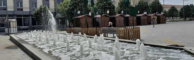 Samo dan nakon pisanja portala zrenjaninski.com proradila fontana na Trgu slobode