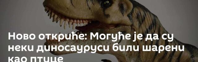 Ново откриће: Могуће је да су неки диносауруси били шарени као птице