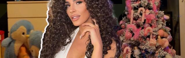 Ovakvu jelku još niste videli! Ena Čolić pokazala novi stan, napravila prazničnu idilu, pa tajno snimila Peju