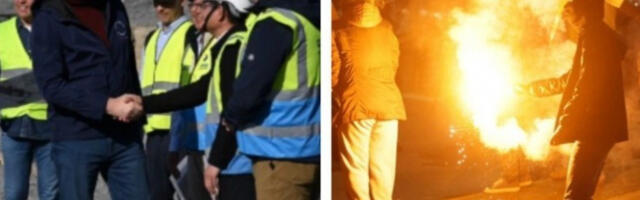 Хаос на улицама, рад на градилиштима: контраст који је обележио 2. новембар (видео)