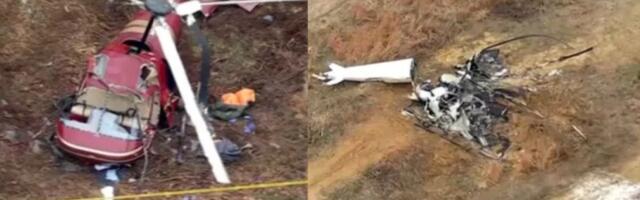 (FOTO/VIDEO) Bum, tras! Sudarila se dva helikoptera i pala: Gust dim nadvio nebo - Nadležne službe: Ne smemo da kažemo...