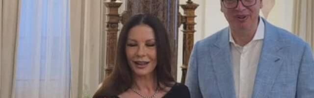 Vučić primio glumicu Ketrin Zitu Džouns