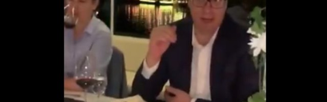 VIDEO: Vučić i Mali na splavu pevaju "Country roads", snima Grenel