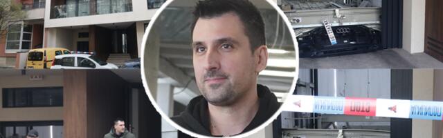 EKSKLUZIVNO! MILKO BJELICA ISPRED AMBISA U KOME MU JE PROPAO AUTOMOBIL! Republika na Vračaru ispred zgrade gde se sinoć odigrao HOROR: Vozilo i dalje priklješteno! (FOTO, VIDEO)