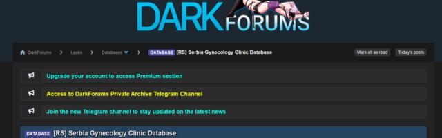 Hakovani zdravstveni podaci građana Srbije, uglavnom ginekološki