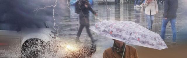 STIŽE NOVI TALAS NEVREMENA! Pljuskovi ponovo u Beogradu, na udaru i ovi delovi Srbije! Evo kada konačno stiže razvedravanje!