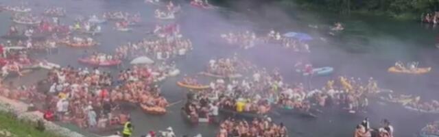 Najlepši splav Drinske regate: Šta to oči vide, šta to rekom plovi? (VIDEO)