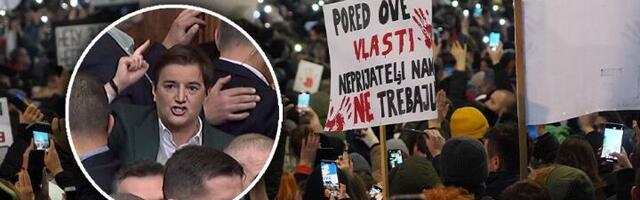 Brnabić sramno napala studente: Rade u interesu Hrvatske da se ruši Vučić