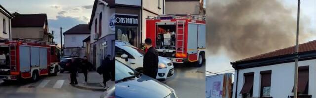 Požar u Vranju! Gori lokal u centru grada (VIDEO)