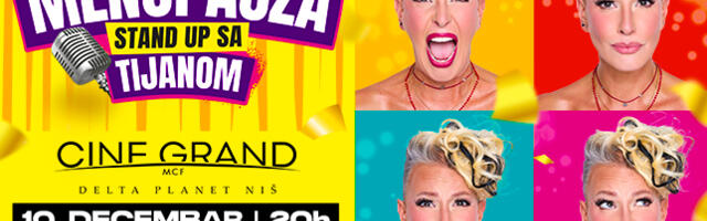 „Menopauza – stand up sa Tijanom“ 10. decembra u bioskopu Cine Grand Delta Planet