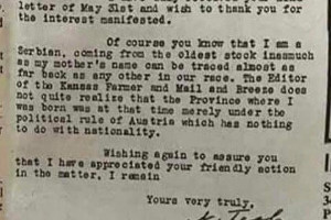 Никола Тесла у писму пријатељу јасно каже: Ја сам Србин