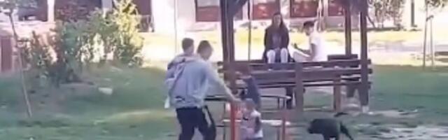 Razjaren pas napada decu: Strašna drama kod škole u Nišu (VIDEO)