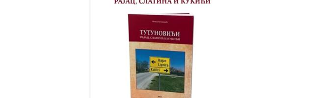 У суботу у ОШ „Бранислав Петровић” у Слатини промоција књиге  „Тутуновићи, Рајац, Слатина и Кукићи”