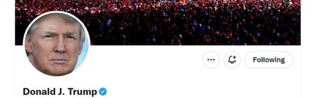 Mask vratio Trampov nalog na Tviter