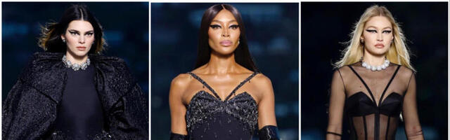 Naomi Campbell na Versace reviji očitala modnu lekciju mlađim koleginicama