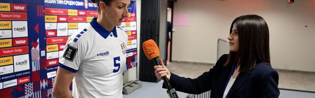 Kapitenka Srbije Violeta Slović nakon poraza od Italije