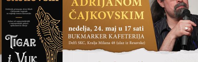 Adrijan Čajkovski na Festivalu fantastike u Nišu i 24. maja sa čitaocima u Beogradu
