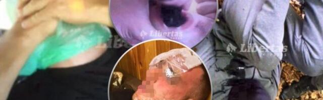 UZNEMIRUJUĆE FOTOGRAFIJE IZ CRNE GORE! Ovo su škaljaraci koje su Zvicerovi policajci mučili? KESA PREKO GLAVE, PIŠTOLJ U USTA...