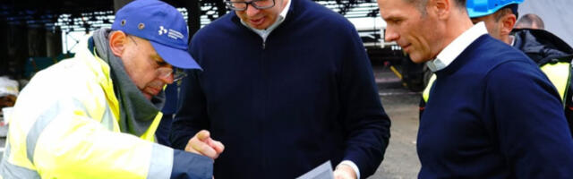 Vučić i Mali na gradilištu EXPO: Pred nama je 2026, nastavićemo da poboljšavamo životni standard građana