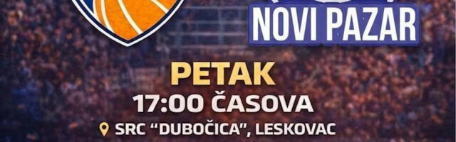 Košarkaši Zdravlja završavaju sezonu utakmicom protiv Novog Pazara