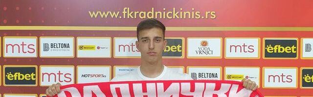 Marko Đurišić novi fudbaler Radničkog