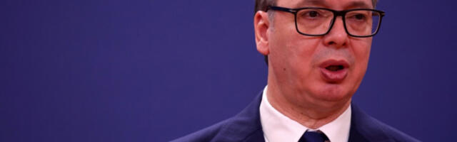 VUČIĆ SA PELEGRINIJEM Važan sastanak u Palati Srbija