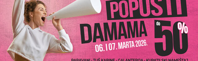 Ogrev daruje dame: Dva dana vrhunskih popusta za kupatilo iz snova