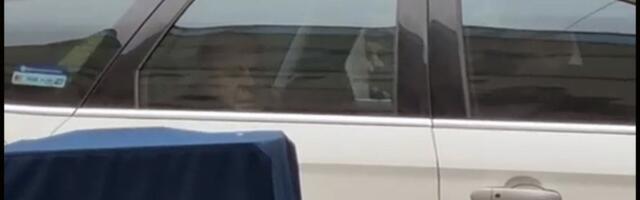 Trči, Bojović, trči! Pogledajte kako je Đokićev intimus "uleteo" u taksi bežeći od Informera - Njegov izraz lica sve govori (VIDEO)