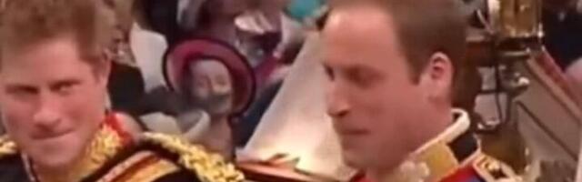 Snimak Harija na kojem pohotno gleda u Kejt zapalio mreže (VIDEO)