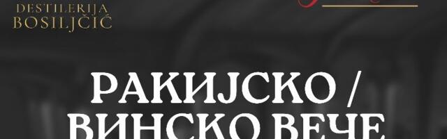 “Rakijsko/Vinsko veče“ u restoranu “Jelički vrt“, ovo je program