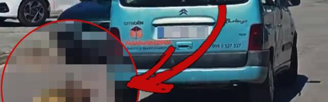 Monstrum vezao psa lancem za automobil i vukao ga po putu: Jadna životinja se bori za dah, UZNEMIRUJUĆI SNIMAK razbesneo region (VIDEO)