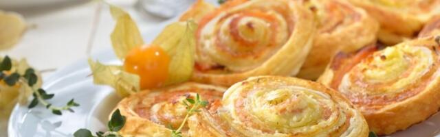 Ružice od lisnatog testa i sira