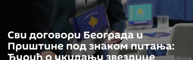 Сви договори Београда и Приштине под знаком питања: Ђурић о укидању звездице поред имена Косова